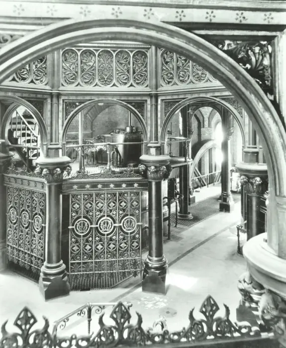 Framed Print : Interior of Crossness Sewage Treatment Works, Erith, London, 1949 Framed Print : Interior of Crossness Sewage Treatment Works, Erith, London, 1949