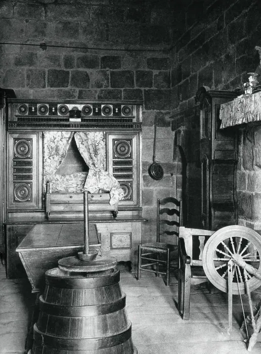 Framed Print : Interior, Dinan, Brittany, France, 1937. Artist: Martin Hurlimann Framed Print : Interior, Dinan, Brittany, France, 1937. Artist: Martin Hurlimann