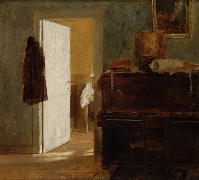 Framed Print : Interior of the Gierymskis Flat in Munich, before 1874. Creator: Aleksander Gierymski. Interior of the Gierymskis Flat in Munich, before 1874. Creator: Aleksander Gierymski Framed Print : Interior of the Gierymskis Flat in Munich, before 1874. Creator: Aleksander Gierymski. Interior of the Gierymskis Flat in Munich, before 1874. Creator: Aleksander Gierymski