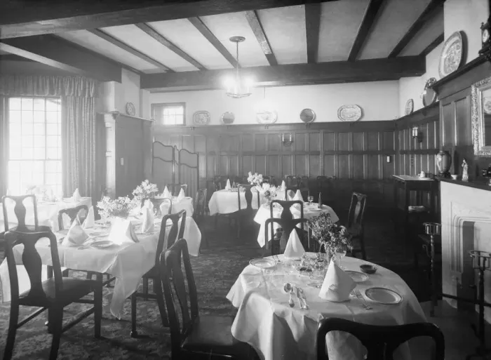 Framed Print : Interior, Gloster Hotel, Cowes, Isle of Wight, c1935. Creator: Kirk & Sons of Cowes Framed Print : Interior, Gloster Hotel, Cowes, Isle of Wight, c1935. Creator: Kirk & Sons of Cowes