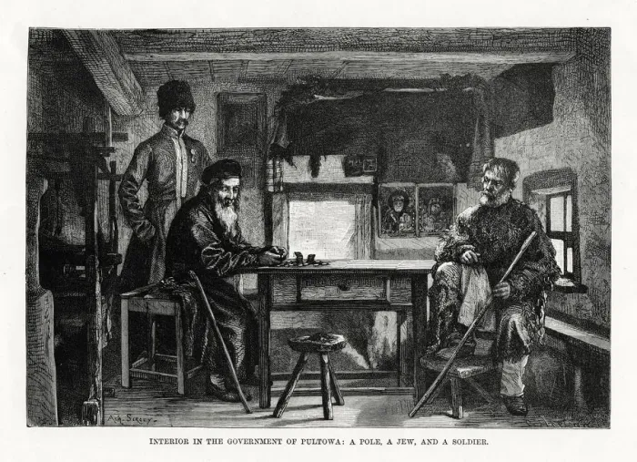 Framed Print : Interior in the Government of Pultowa, central Ukraine, 1879 Framed Print : Interior in the Government of Pultowa, central Ukraine, 1879