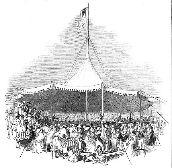 Interior of the Great Marquee, 1844. Creator: Smyth