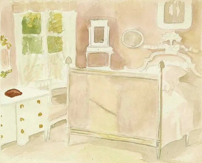 Framed Print : Interior from Haikko Villa, c1890s. Creator: Albert Edelfelt Framed Print : Interior from Haikko Villa, c1890s. Creator: Albert Edelfelt