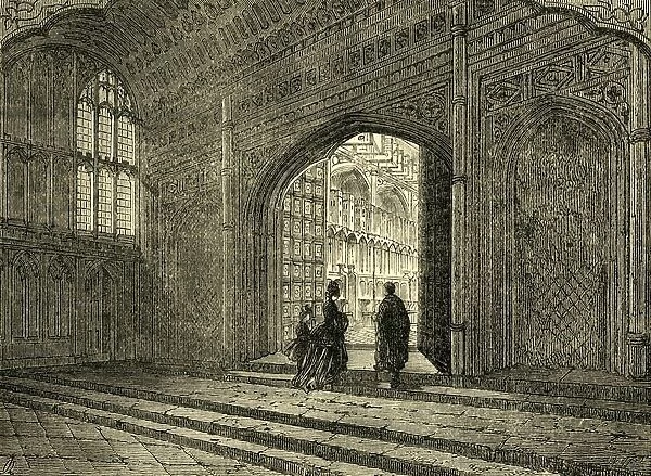 Interior of Henry VII.s Chapel, (1881). Creator: Unknown