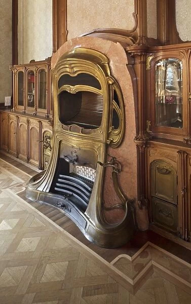 Interior-Hotel van Eetvelds, Av. Palmeston, Brussels, Belgium, (1895), c2014-2017