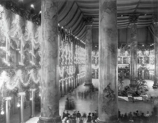 Interior of inaugural ballroom, c1901. Creator: Frances Benjamin Johnston