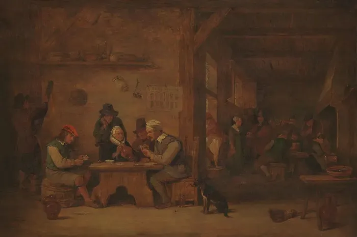 Framed Print : Interior of an Inn, c.1597. Creator: David Teniers I Framed Print : Interior of an Inn, c.1597. Creator: David Teniers I