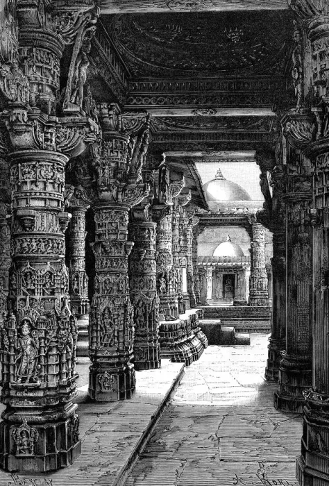 Framed Print : Interior of a Jaina Temple, Mount Abu, Rajasthan, India, 1895 Framed Print : Interior of a Jaina Temple, Mount Abu, Rajasthan, India, 1895