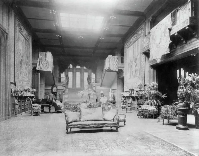 Framed Print : Interior of John R. McLean House, 1500 I St. N.W. Washington, D.C. c1907. Creator: Frances Benjamin Johnston Framed Print : Interior of John R. McLean House, 1500 I St. N.W. Washington, D.C. c1907. Creator: Frances Benjamin Johnston