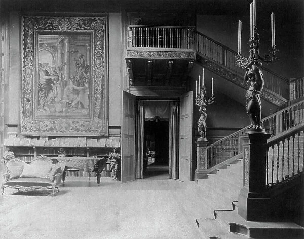 Interior of John R. McLean House, 1500 I St. N.W. Washington, D.C. c1907. Creator: Frances Benjamin Johnston
