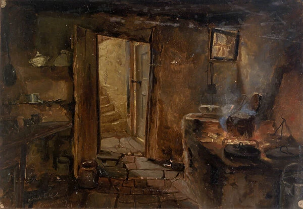 Interior of a Kitchen, n. d. Creator: Eliphalet Frazer Andrews
