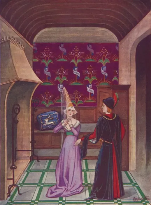 Framed Print : An Interior. Late Fifteenth Century, 1926. Artist: Herbert Norris Framed Print : An Interior. Late Fifteenth Century, 1926. Artist: Herbert Norris