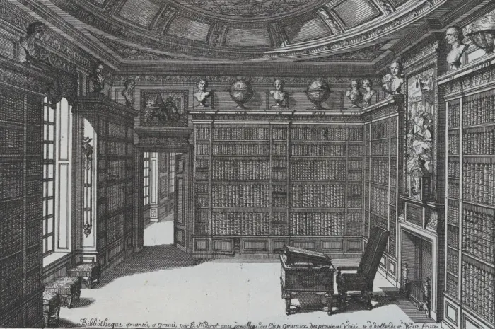 Framed Print : Interior of a Library, from Nouveaux Liure da Partements, part of Oeuv Framed Print : Interior of a Library, from Nouveaux Liure da Partements, part of Oeuv