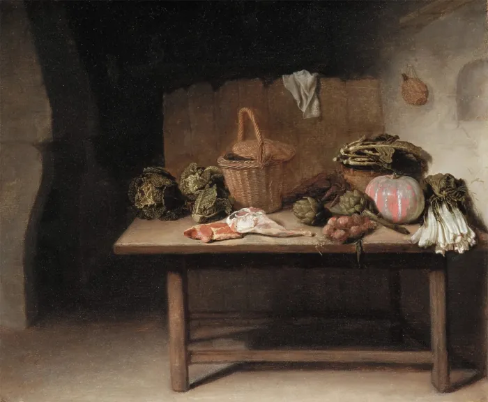 Framed Print : Interior with a Still Life on a Work Table, between 1655 and 1665. Creator: Hendrik Martensz. Sorgh Framed Print : Interior with a Still Life on a Work Table, between 1655 and 1665. Creator: Hendrik Martensz. Sorgh