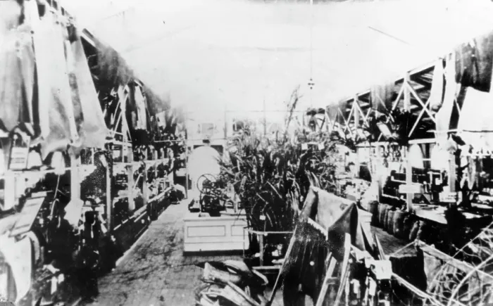 Framed Print : Interior of the main pavilion at the first Queensland Intercolonial Exhibition, 1876. Creator: Unknown Framed Print : Interior of the main pavilion at the first Queensland Intercolonial Exhibition, 1876. Creator: Unknown
