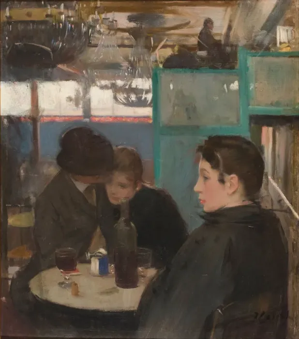 Framed Print : Interior of the Moulin de la Galette. Artist: Casas, Ramon (1866-1932) Framed Print : Interior of the Moulin de la Galette. Artist: Casas, Ramon (1866-1932)