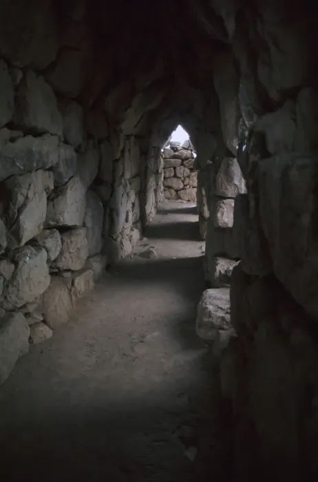 Framed Print : Interior of the Mycenaean palace-fortress at Tiryns in Greece, 13th century BC Framed Print : Interior of the Mycenaean palace-fortress at Tiryns in Greece, 13th century BC