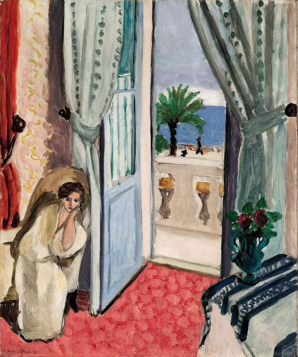 Framed Print : Interior at Nice (Room at the Hotel Mediterranee), ca 1919. Creator: Henri Matisse Framed Print : Interior at Nice (Room at the Hotel Mediterranee), ca 1919. Creator: Henri Matisse