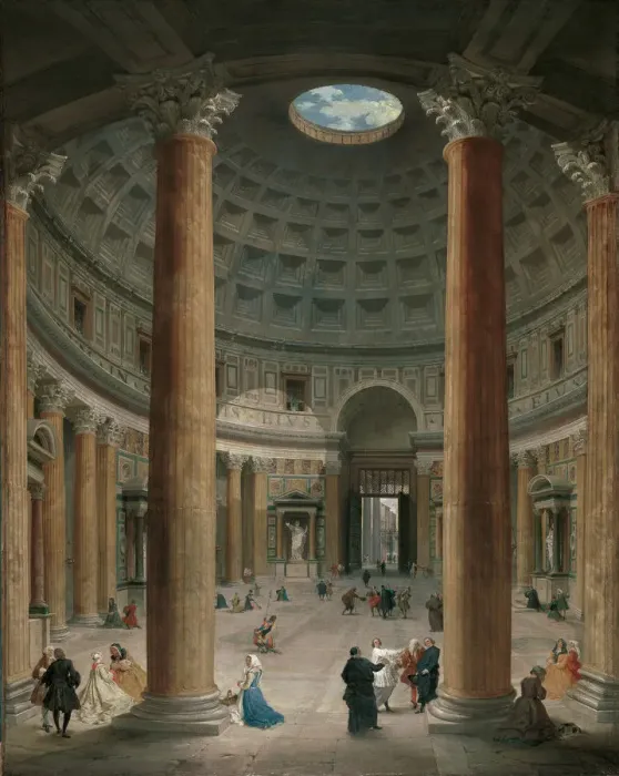 Framed Print : Interior of the Pantheon, Rome, 1735 Framed Print : Interior of the Pantheon, Rome, 1735