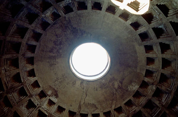 Interior of the Pantheon, Rome, Italy. Artist: A Lorenzini