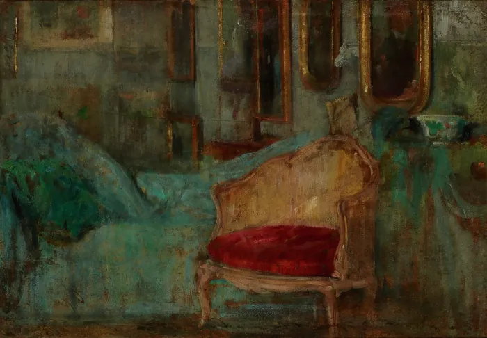 Framed Print : Interior of the Parisian Studio, 1908. Creator: Olga Boznanska Framed Print : Interior of the Parisian Studio, 1908. Creator: Olga Boznanska