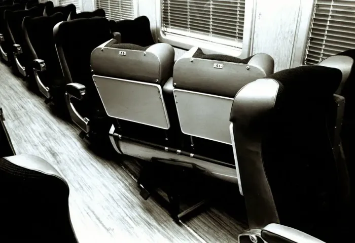 Framed Print : Interior of a passenger car of an automotive train Ter, from the Spanish National Framed Print : Interior of a passenger car of an automotive train Ter, from the Spanish National