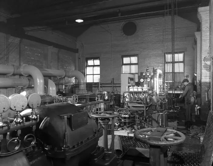 Framed Print : Interior of the pump House at Brookhouse Colliery in South Yorkshire, 13 Dec 1962 Framed Print : Interior of the pump House at Brookhouse Colliery in South Yorkshire, 13 Dec 1962