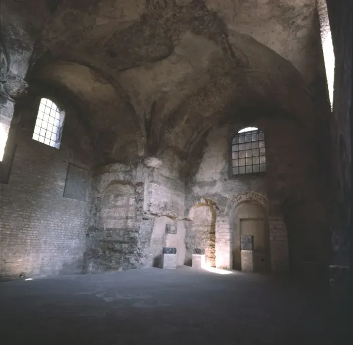 Framed Print : Interior of the Roman Baths, incorporated in the Cluny Monastery, Paris, c20th century Framed Print : Interior of the Roman Baths, incorporated in the Cluny Monastery, Paris, c20th century