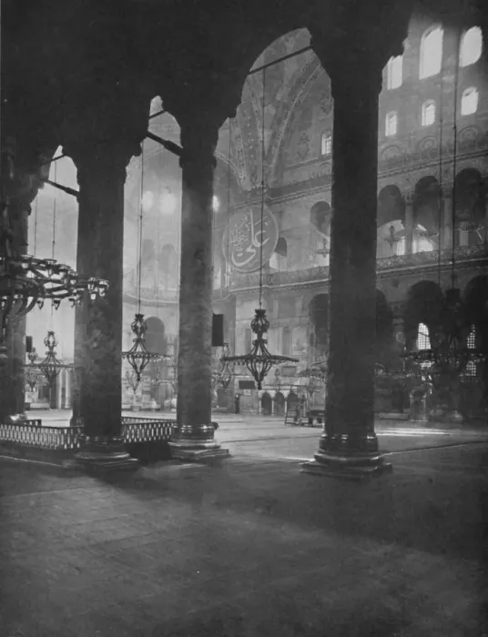 Framed Print : Interior of Santa Sophia, 1913 Framed Print : Interior of Santa Sophia, 1913