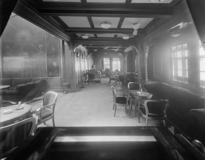 Framed Print : Interior shot, possibly inside the Royal Yacht Squadron. Creator: Kirk & Sons of Cowes Framed Print : Interior shot, possibly inside the Royal Yacht Squadron. Creator: Kirk & Sons of Cowes