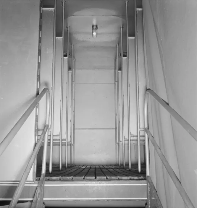 Framed Print : Interior of shower bath unit, FSA camp, Merrill, Klamath County, Oregon, 1939. Creator: Dorothea Lange Framed Print : Interior of shower bath unit, FSA camp, Merrill, Klamath County, Oregon, 1939. Creator: Dorothea Lange