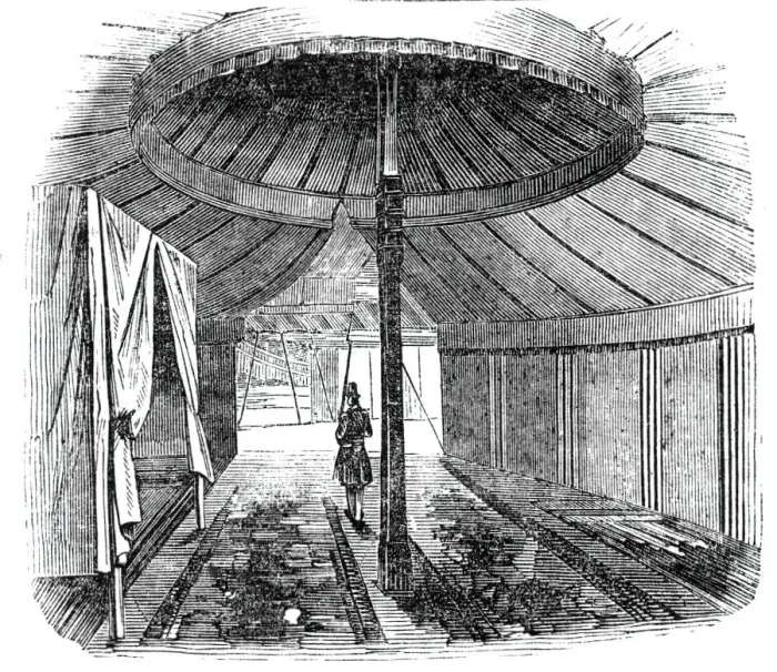 Framed Print : Interior of Sidi Mohammeds tent, 1844. Creator: Unknown Framed Print : Interior of Sidi Mohammeds tent, 1844. Creator: Unknown