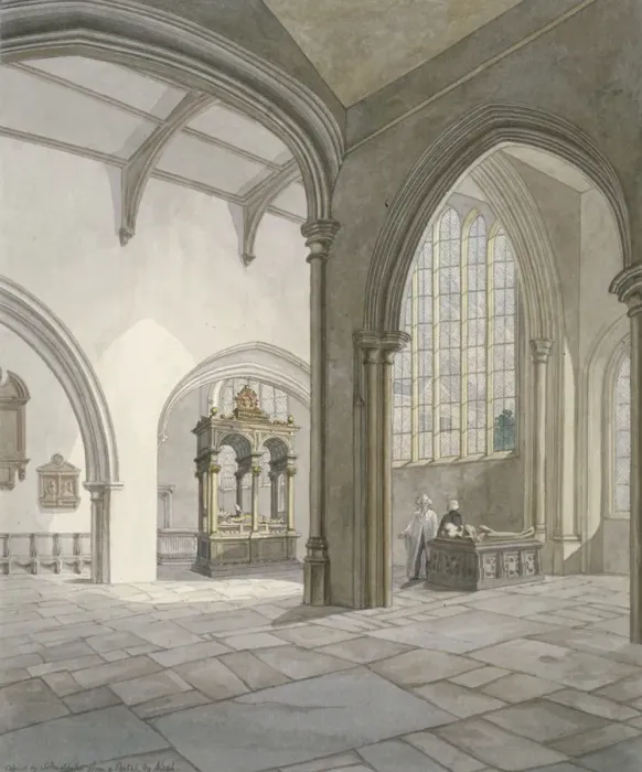 Framed Print : Interior south-west view of the Church of St Helen, Bishopsgate, City of London, 1820 Framed Print : Interior south-west view of the Church of St Helen, Bishopsgate, City of London, 1820