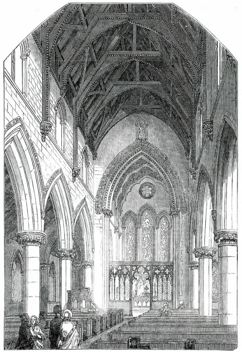 Framed Print : Interior of St. Barnabas Church, Pimlico, 1850. Creator: Unknown Framed Print : Interior of St. Barnabas Church, Pimlico, 1850. Creator: Unknown