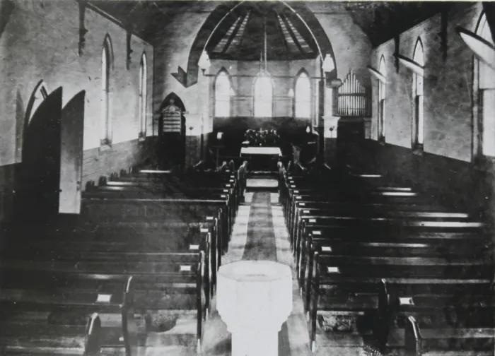 Framed Print : Interior of St. Clement's Church, Mosman, c1890. Creator: Unknown. Interior of St. Clement's Church, Mosman, c1890. Creator: Unknown Framed Print : Interior of St. Clement's Church, Mosman, c1890. Creator: Unknown. Interior of St. Clement's Church, Mosman, c1890. Creator: Unknown