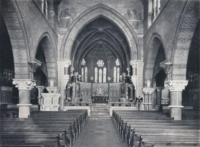 Framed Print : Interior of St. James the Less, Westminster, c1903. Artist: W Ingle Framed Print : Interior of St. James the Less, Westminster, c1903. Artist: W Ingle