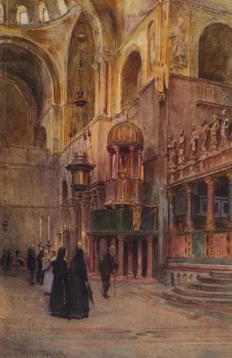 Framed Print : Interior of St. Mark s, c1900 (1913). Artist: Walter Frederick Roofe Tyndale Framed Print : Interior of St. Mark s, c1900 (1913). Artist: Walter Frederick Roofe Tyndale
