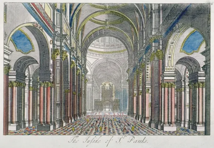 Framed Print : Interior of St Pauls Cathedral, looking east from the nave towards the choir, City of London Framed Print : Interior of St Pauls Cathedral, looking east from the nave towards the choir, City of London