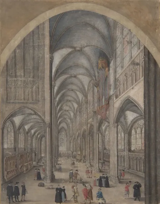 Framed Print : Interior of Strasbourg Cathedral, ca. 1625-30. Creator: Attributed to Jacob van der Framed Print : Interior of Strasbourg Cathedral, ca. 1625-30. Creator: Attributed to Jacob van der