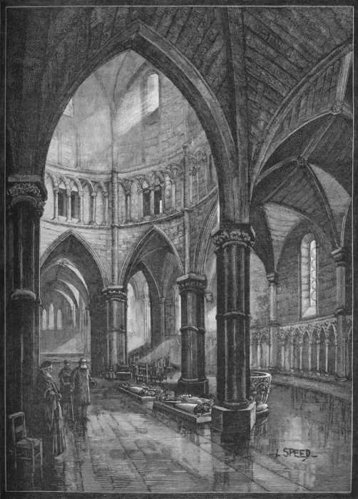 Framed Print : Interior of the Temple Church, London, 1905. Artist: Lancelot Speed Framed Print : Interior of the Temple Church, London, 1905. Artist: Lancelot Speed