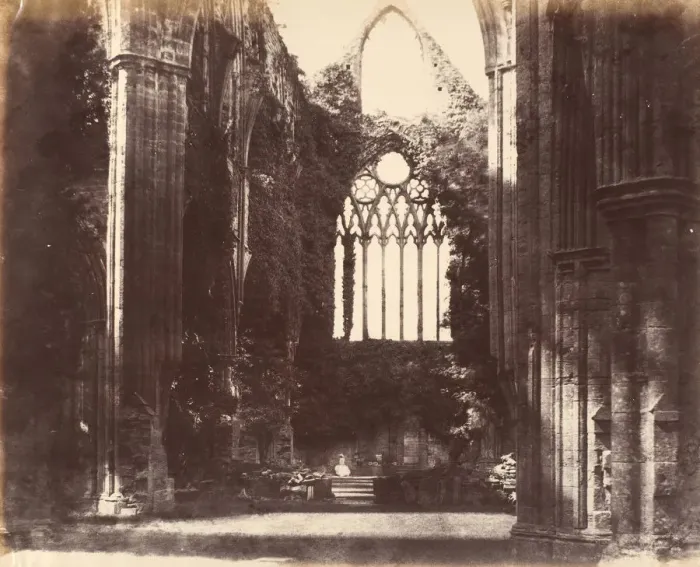 Framed Print : Interior, Tintern, 1857. Creator: Alfred Capel-Cure Framed Print : Interior, Tintern, 1857. Creator: Alfred Capel-Cure