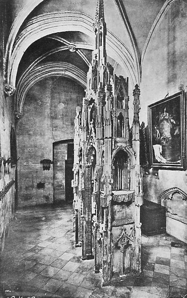 Interior Tomb of the Pope Jean XXII, c1925