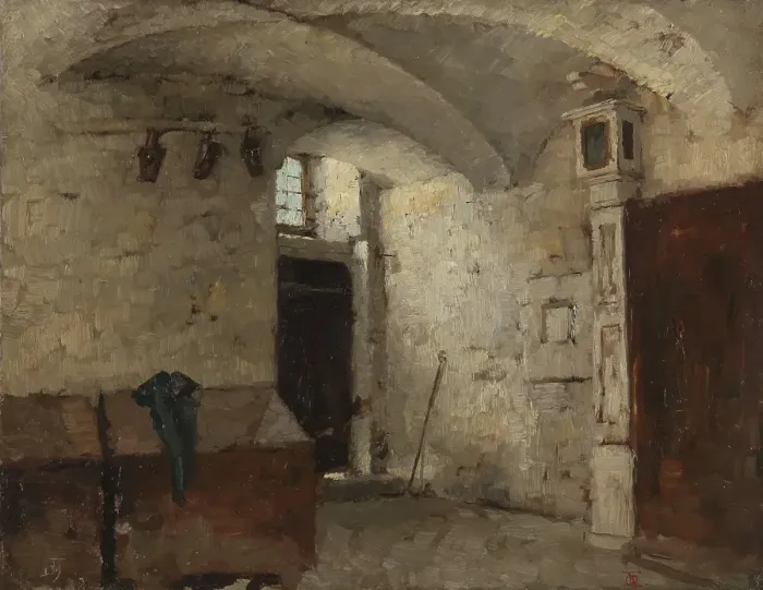 Framed Print : Interior, unknown date. Creator: Veronica Maria Herwegen-Manini Framed Print : Interior, unknown date. Creator: Veronica Maria Herwegen-Manini