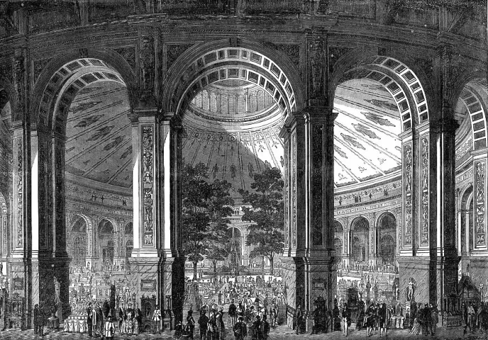 Framed Print : Interior of the Vienna Exhibition Building, 1872. Creator: Unknown Framed Print : Interior of the Vienna Exhibition Building, 1872. Creator: Unknown