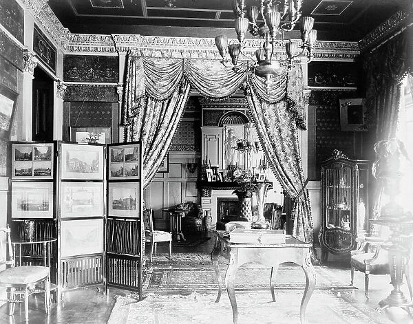 Interior view of Austrian Embassy, Washington, D.C. c1893. Creator: Frances Benjamin Johnston