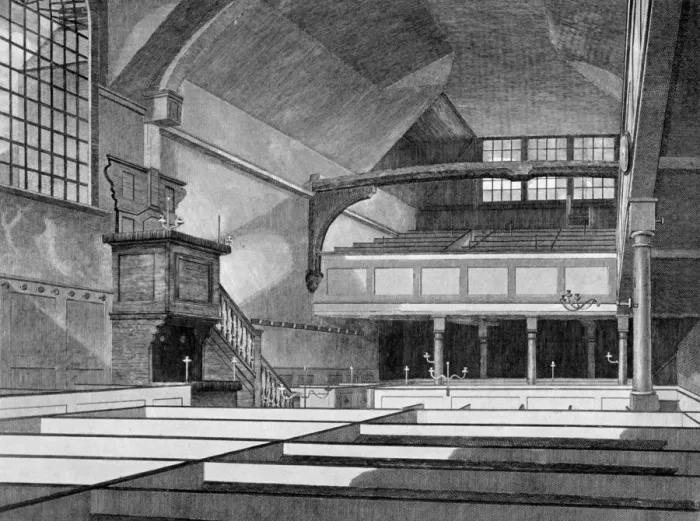 Framed Print : Interior view of the Church of St Bartholomew-the-Great, Smithfield, City of London, 1822 Framed Print : Interior view of the Church of St Bartholomew-the-Great, Smithfield, City of London, 1822