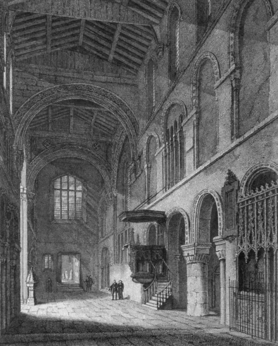 Framed Print : Interior view of the Church of St Bartholomew-the-Great, Smithfield, City of London, 1814 Framed Print : Interior view of the Church of St Bartholomew-the-Great, Smithfield, City of London, 1814
