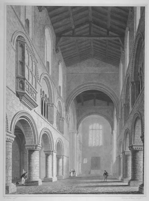 Framed Print : Interior view of the Church of St Bartholomew-the-Great, Smithfield, City of London, 1815 Framed Print : Interior view of the Church of St Bartholomew-the-Great, Smithfield, City of London, 1815