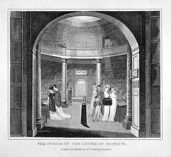 Interior view of the Leverian Museum, Albion Place, Southwark, London, 1806