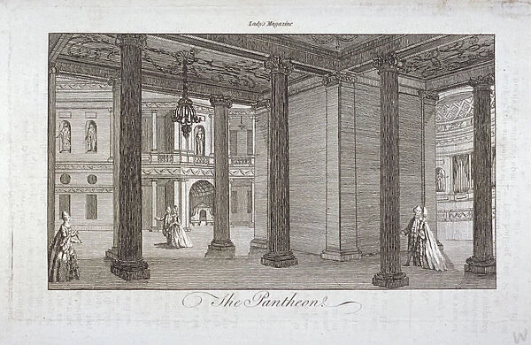 Interior view of the Pantheon, Oxford Street, Westminster, London, c1775